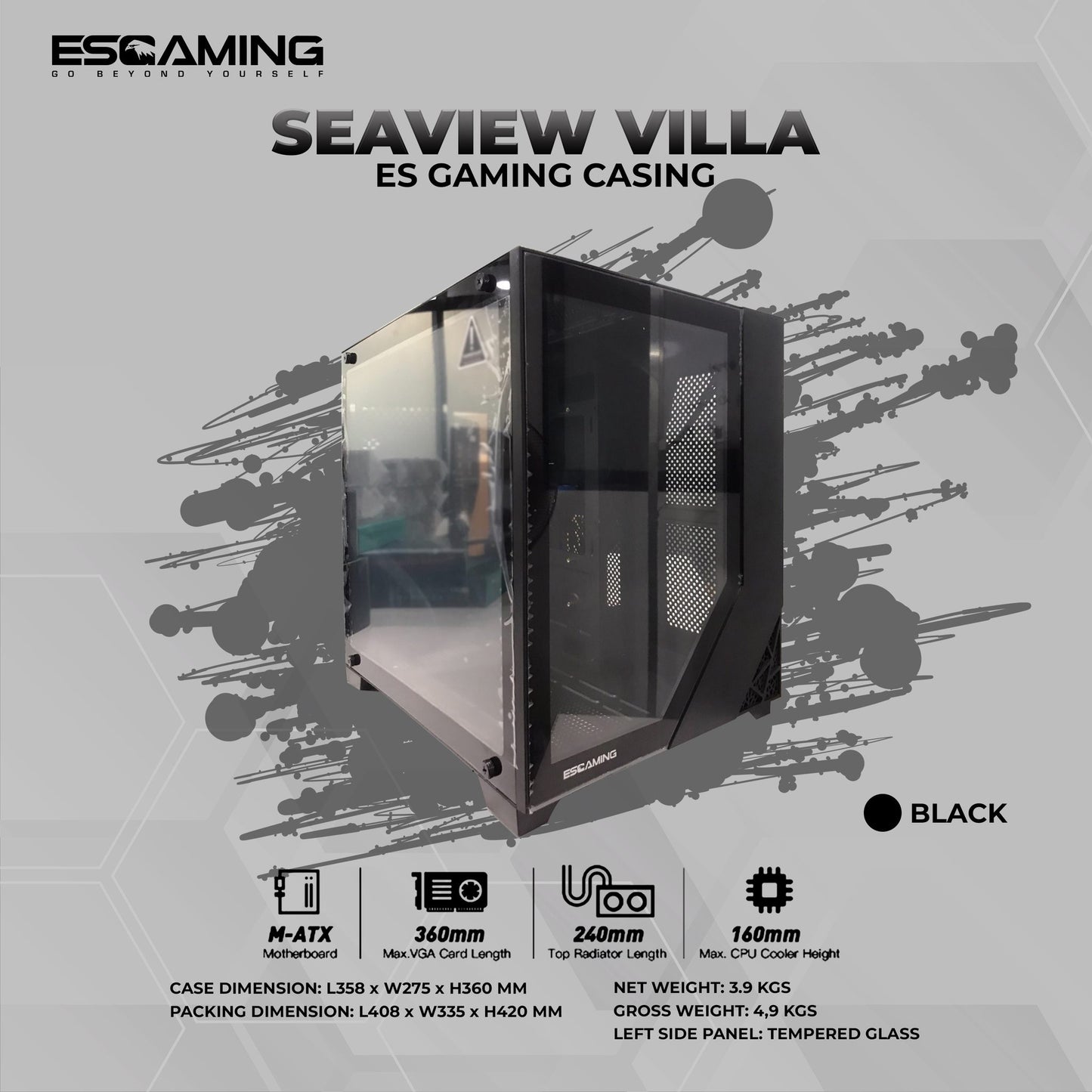 ESGAMING Casing Sea Villa