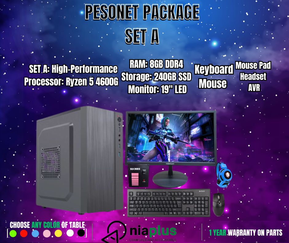SET A | Ryzen 5 | Pisonet