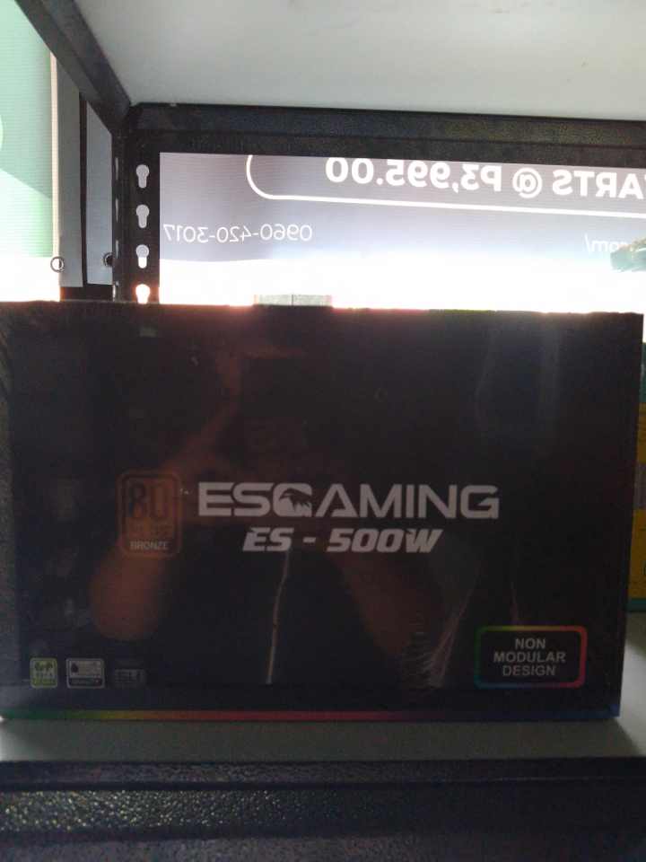 ESGAMING TRUE RATE PSU 500W 80+