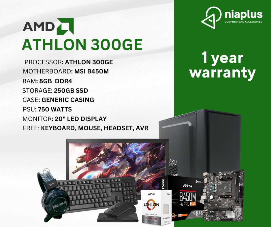 Computer Set Athlon 300GE