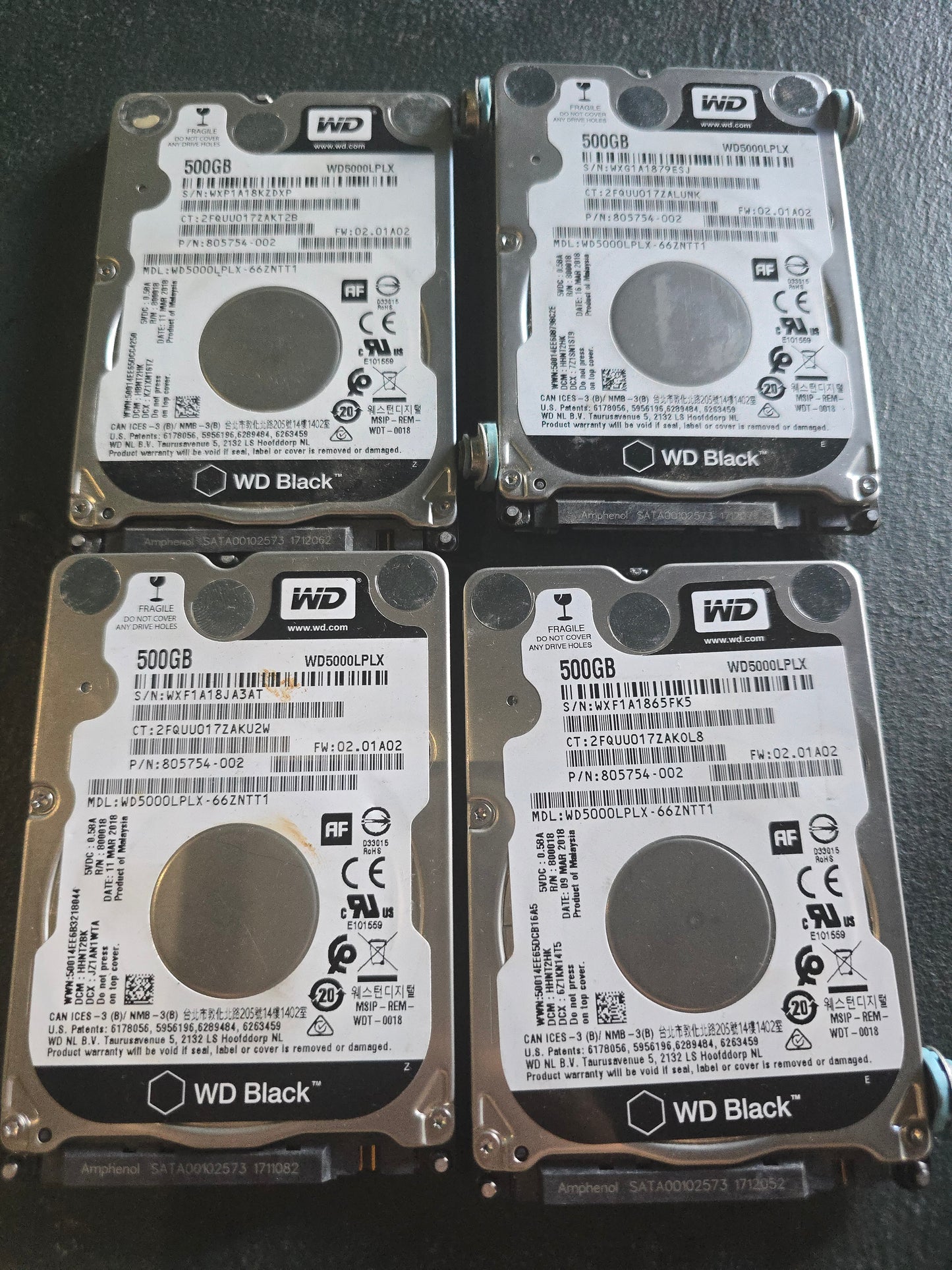 500GB HDD used 2.5"